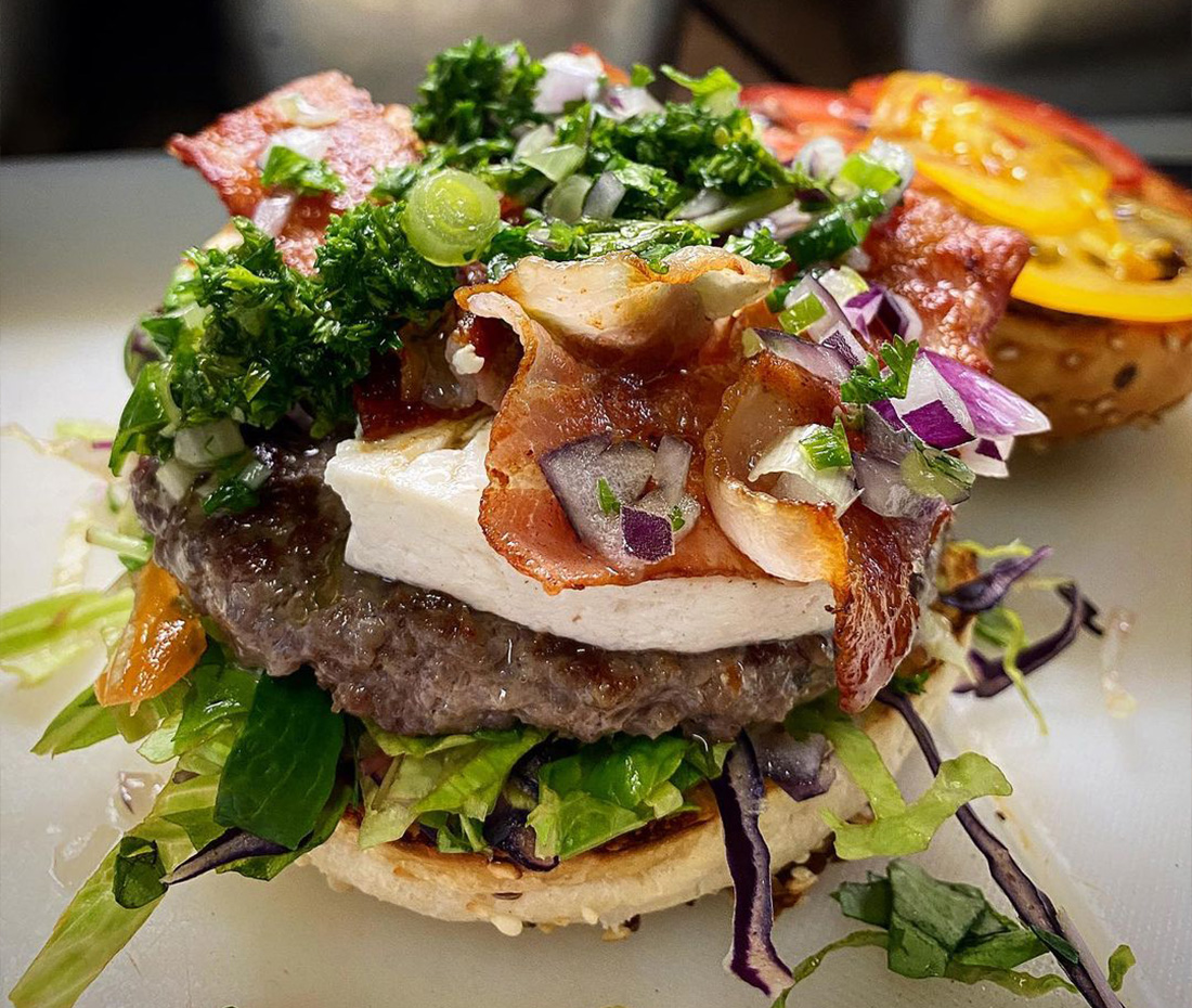 Burger ingredience